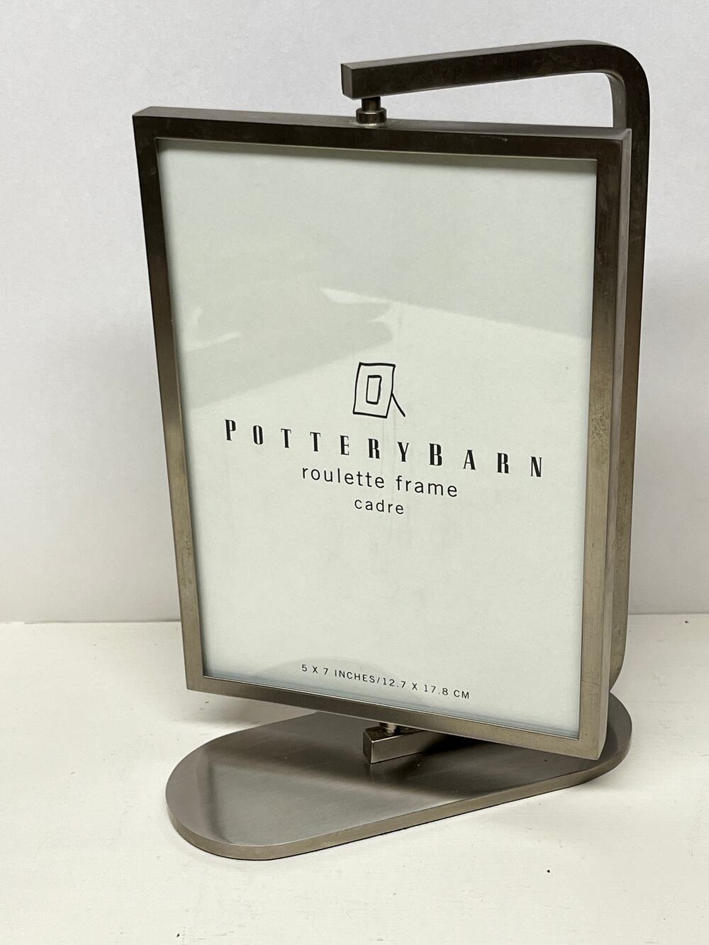 Pottery Barn Tabletop Roulette Frame Double Sided